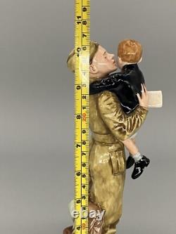 Royal Doulton Classics Farewell Daddy Limited Edition Soldier Figure HN 4363