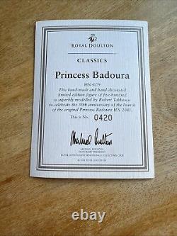 Royal Doulton Classics Princess Badoura Hn 4179 Limited Edition