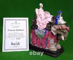 Royal Doulton Classics Princess Badura Hn4179 Limited Edition & Coa