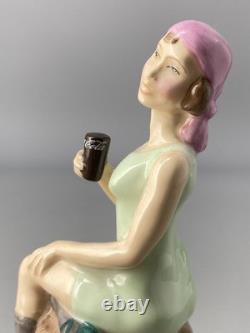 Royal Doulton Coca Cola Bathing Belle Limited Edition Advertising Figurine c2005