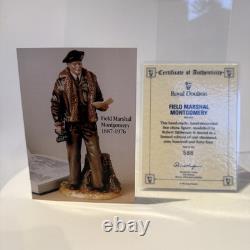 Royal Doulton FIELD MARSHALL MONTGOMERY HN3405 Boxed with certificates