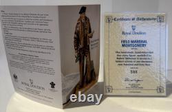 Royal Doulton FIELD MARSHALL MONTGOMERY HN3405 Boxed with certificates