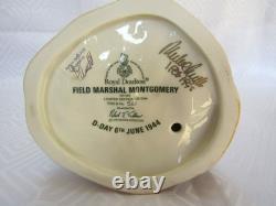 Royal Doulton FIELD MARSHALL MONTGOMERY (Ltd Ed) HN3405 issued 1992 Perfect