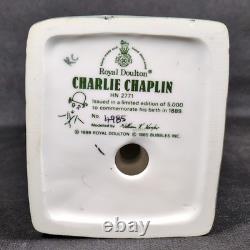 Royal Doulton Figure CHARLIE CHAPLIN No HN2771 Ltd Edn Ht 23cm 1989