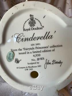 Royal Doulton Figurine'Cinderella' by John Bromley Ltd. Ed. 4,950 No. 2182