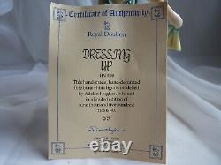 Royal Doulton Figurine Dressing Up HN 3300 + Limited Edition Certificate No 59