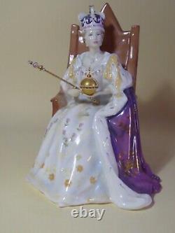 Royal Doulton Figurine QUEEN ELIZABETH II Coronation HN 4476 LTD ED 72/2000