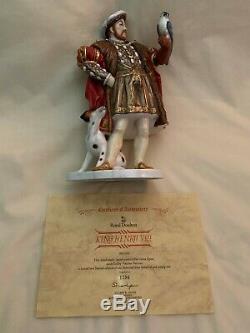 Royal Doulton Figurine Set 1991 King Henry VIII & 6 Wives Limited Edition + CERT