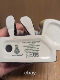 Royal Doulton Figurine The Girl Evacuee Hn 3203 Limited Edition 1988