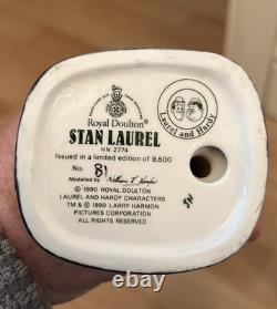 Royal Doulton Figurines Laurel And Hardy HN2774 HN2775 Limited Edition 81
