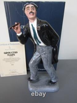 Royal Doulton GROUCHO MARX HN2777 Ltd Ed issued 1991 Perfect + Certificate + Box