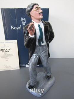 Royal Doulton GROUCHO MARX HN2777 Ltd Ed issued 1991 Perfect + Certificate + Box
