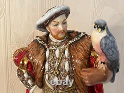 Royal Doulton HN3350 Henry VIII Figurine + Certificate + Stand + Box