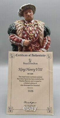 Royal Doulton King Henry 8th HN 3458 Limited Edition With COA