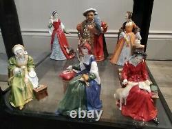 Royal Doulton King Henry VIII & His 6 Wives Full Limited Edition Set 1991 Rare