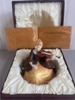 Royal Doulton Lady Musicians Violinist Limited Edition Box Certificate READ