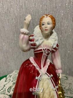 Royal Doulton Lady Queen Elizabeth The 1st Model Hn 3099 Ltd Ed Perfect