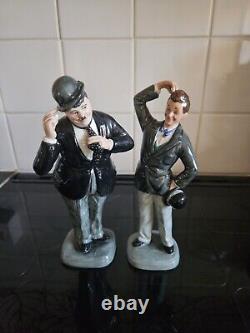 Royal Doulton Laurel & Hardy Figurines Ltd Ed HN2774/75