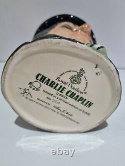 Royal Doulton Limited Edition Charlie Chaplin Character Toby Jug Model No D6949