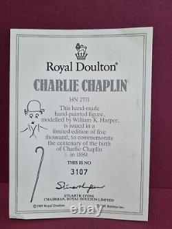 Royal Doulton Limited Edition Charlie Chaplin Figurine HN2771 No 3107/9500