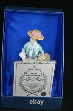 Royal Doulton Limited Edition Figurine Wimbledon Hn 3366 Boxed 704 / 5000