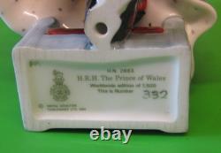 Royal Doulton Limited Edition HRH PRINCE OF WALES Figure HN2883-No. 332 of 1,500