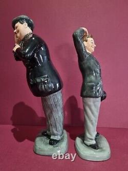 Royal Doulton Limited Edition Laurel & Hardy Figurines Certificate No 550/9500