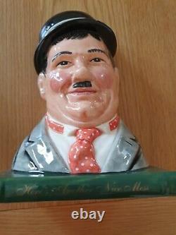 Royal Doulton Limited Edition Stan Laurel And Oliver Hardy Bookends 320/2500