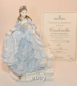 Royal Doulton Millenium Blue Fairytale Princess Figure Cinderella HN3991 + Cert