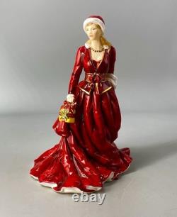 Royal Doulton Mistletoe & Wine Christmas Figurine HN 5399 Limited Edition C&W