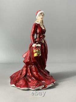 Royal Doulton Mistletoe & Wine Christmas Figurine HN 5399 Limited Edition C&W