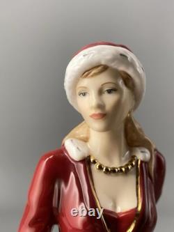 Royal Doulton Mistletoe & Wine Christmas Figurine HN 5399 Limited Edition C&W