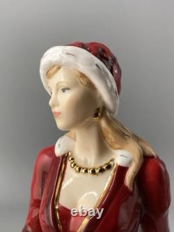 Royal Doulton Mistletoe & Wine Christmas Figurine HN 5399 Limited Edition C&W