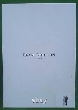 Royal Doulton Platinum Wedding Anniversary Hn5874 Limited Edition With Coa