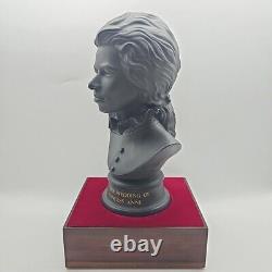 Royal Doulton Princess Anne Bust Black Basalt Limited Edition No 421