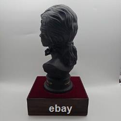 Royal Doulton Princess Anne Bust Black Basalt Limited Edition No 421