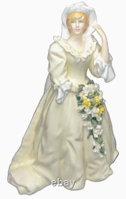 Royal Doulton Princess of Wales Figurine HN 2887 Diana Wedding Limited Edition