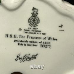 Royal Doulton Princess of Wales Figurine HN 2887 Diana Wedding Limited Edition