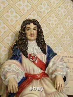 Royal Doulton Rare Stuart Kings Figure King Charles II Hn3825 Ltd Edition