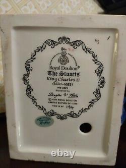 Royal Doulton Rare Stuart Kings Figure King Charles II Hn3825 Ltd Edition