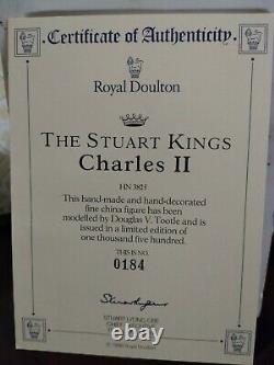 Royal Doulton Rare Stuart Kings Figure King Charles II Hn3825 Ltd Edition