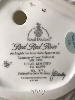 Royal Doulton Red Red Rose Figurine Limited Edition