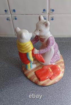 Royal Doulton Rupert The Bear Figurine Going Out Late Limited Edition New