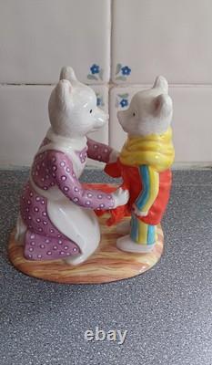 Royal Doulton Rupert The Bear Figurine Going Out Late Limited Edition New