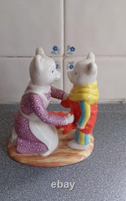 Royal Doulton Rupert The Bear Figurine Going Out Late Limited Edition New
