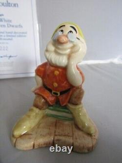 Royal Doulton SNOW WHITE and THE SEVEN DWARFS Ltd Edition issued 1997 Perfect