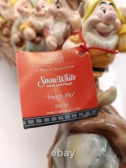 Royal Doulton Snow White Heigh Ho Limited Edition Of 1500. Perfect Condition