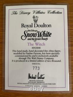 Royal Doulton'The Witch' Figurine HN 3848 Snow White Limited Edition Disney