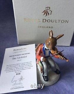 Royal Doulton Violinist Bunnykins Figure Figurine DB390 Limited Edition England
