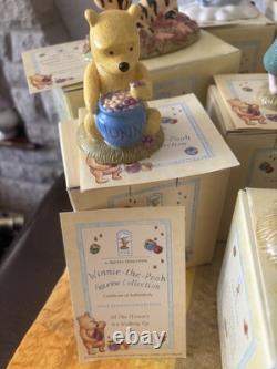 Royal Doulton Winnie The Pooh Job Lot X14 Excellent Condition All Boxed